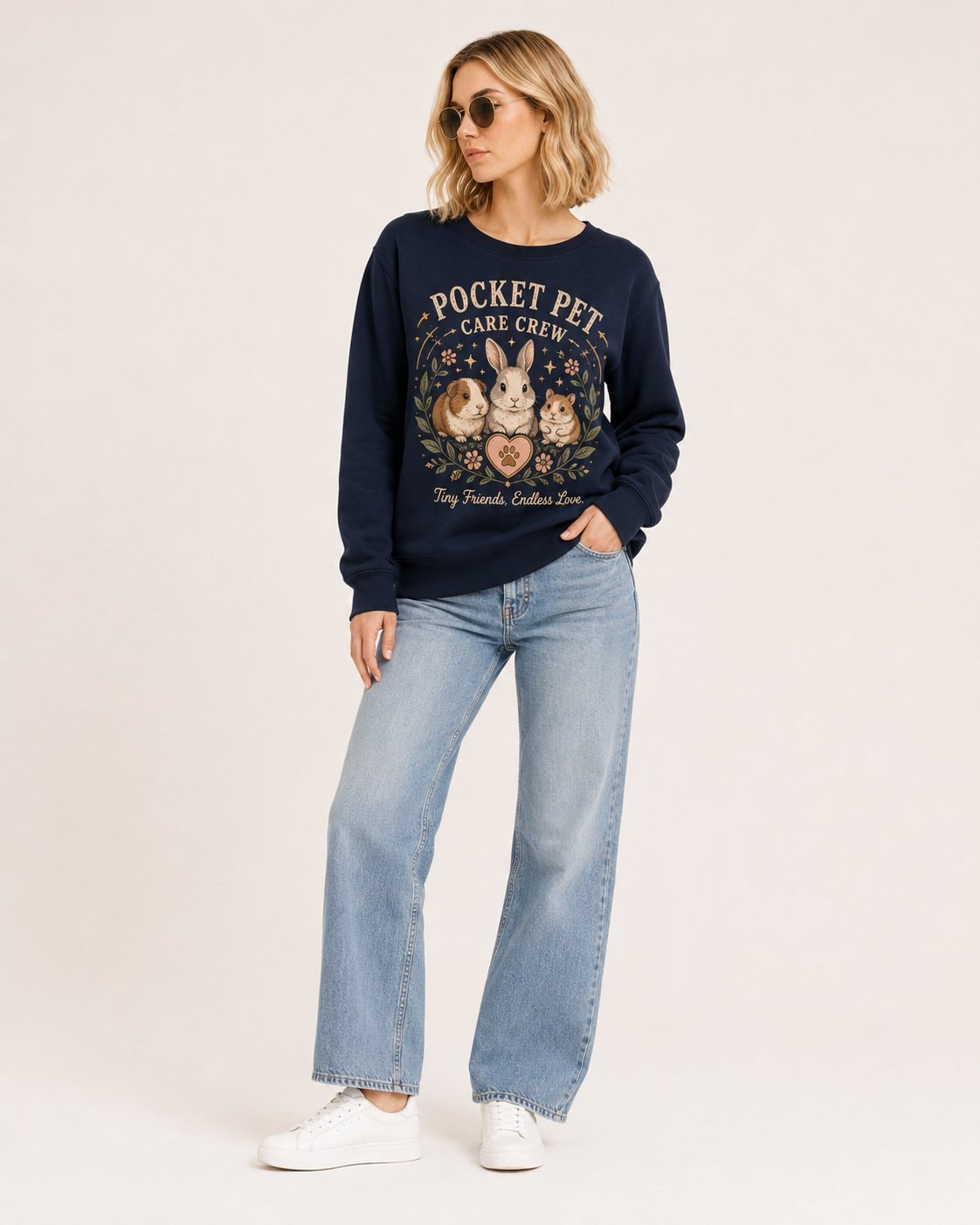 Pocket Pet Care Crew Women's Sweatshirt