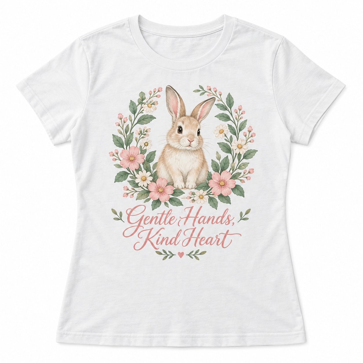 Gentle Hands Kind Heart Bunny Women's T-Shirt