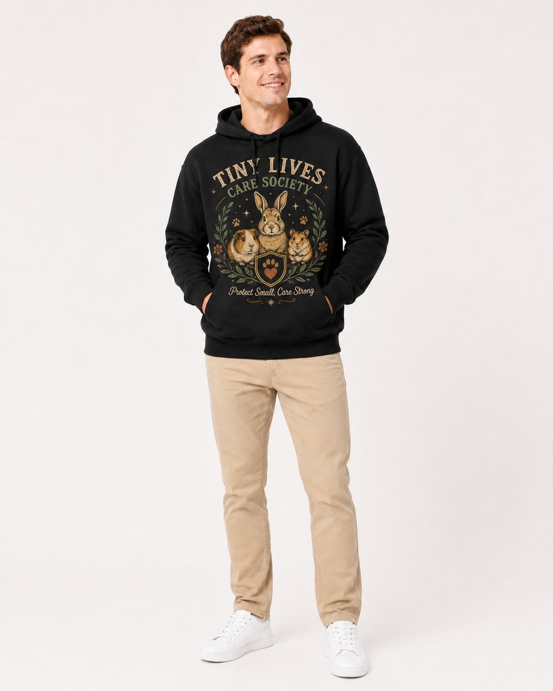 Tiny Lives Care Society Men's Hoodie