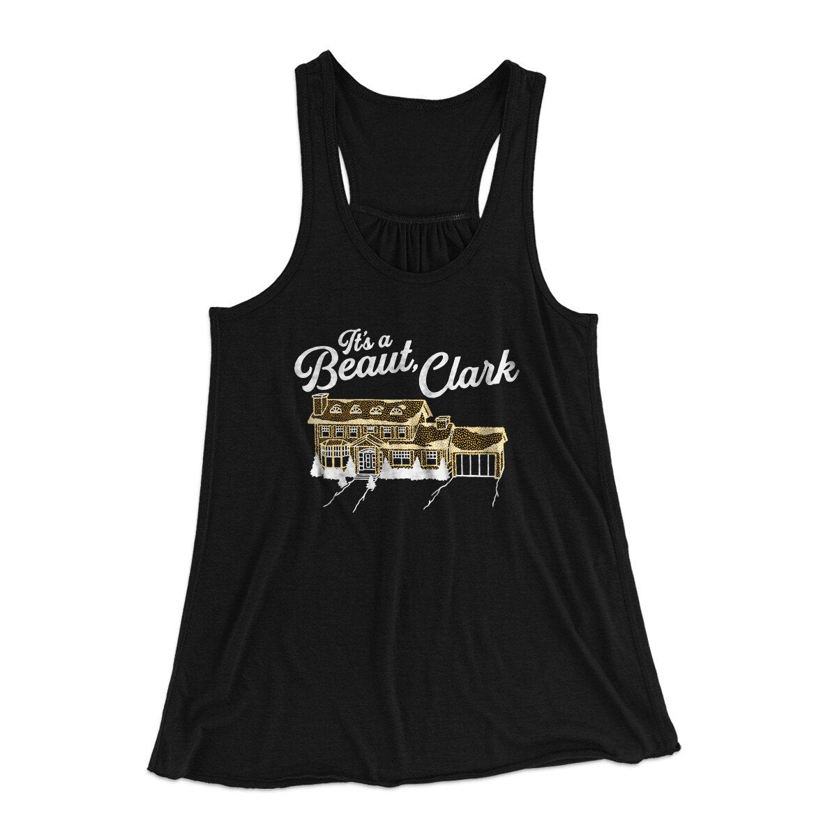 Its A Beaut Clark Women's Flowey Racerback Tank Top