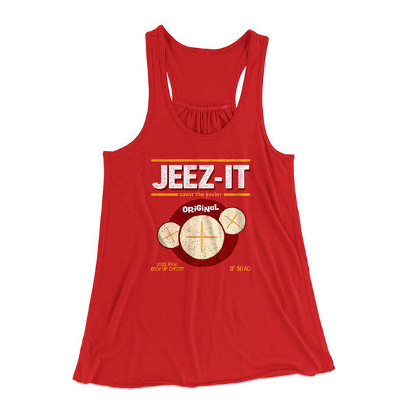 Jeez-Its Women's Flowey Racerback Tank Top